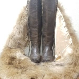 Carmel Faux Fur Shrug